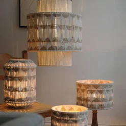 Ano pendellampe 52 cm beige/brun