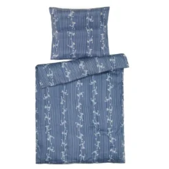 Apekatt sengetøy 70x100 cm babyblå