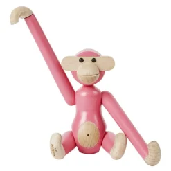 Apekatt mini 9,5 cm rosa