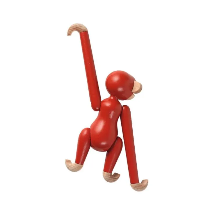 Apekatt mini vintage rød