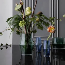 ARC vase 21 cm mørk grønn