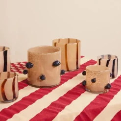 Arlo lykt ekstra liten 10x10 beige/svart