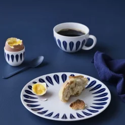 Arne Clausen eggeglass mørkeblå 2 stk