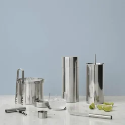 Arne Jacobsen glassbrikker 6 stk stål