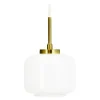 ARP pendel 15 cm opal/messing