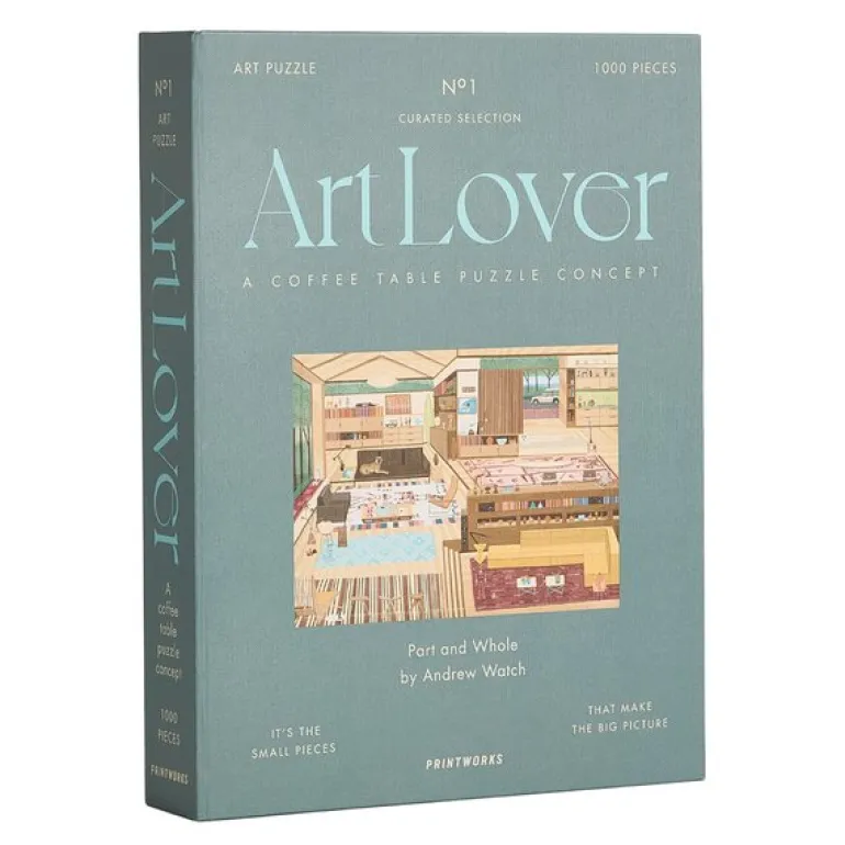 Art Lover Book puslespill part and whole 1000