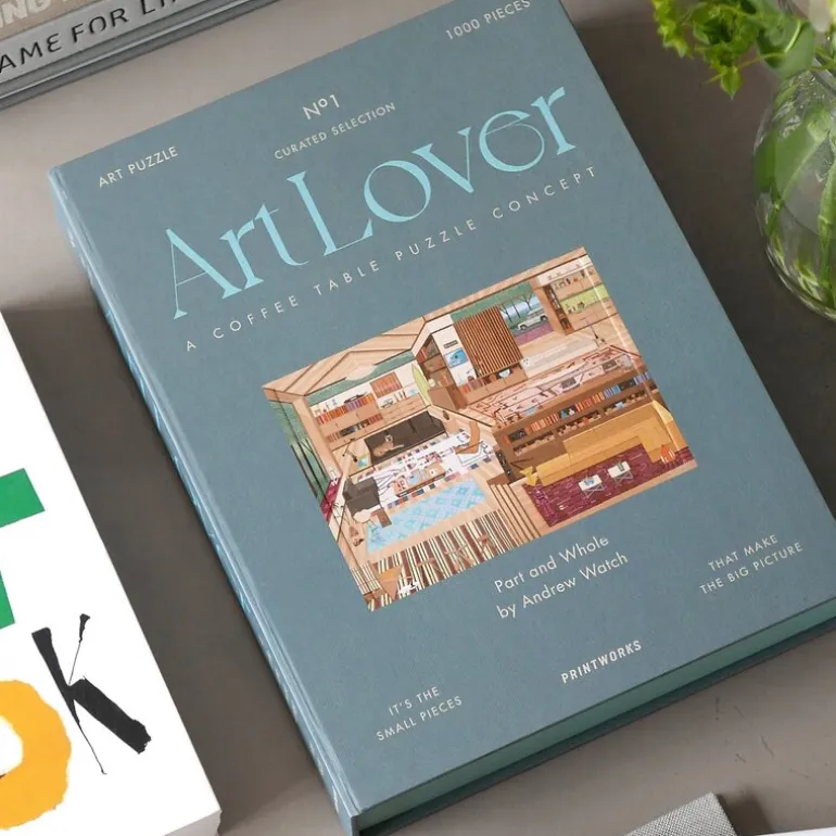 Art Lover Book puslespill part and whole 1000
