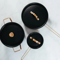 Arvet Viggo kasserolle 1L hamret svart