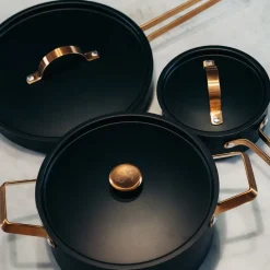 Arvet Viggo, Mio, Modell X Grytesett 3 deler 1,6/4L 28 cm svart