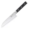 Asama Santoku kokkekniv 18 cm svart/sølv