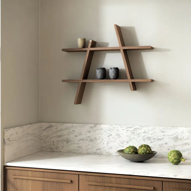 A-shelf hylle stor 67x78 cm ask