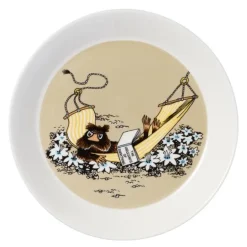 Asjett 19 cm Bisamrotta beige