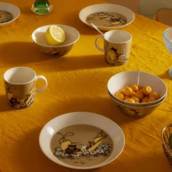 Asjett 19 cm Bisamrotta beige