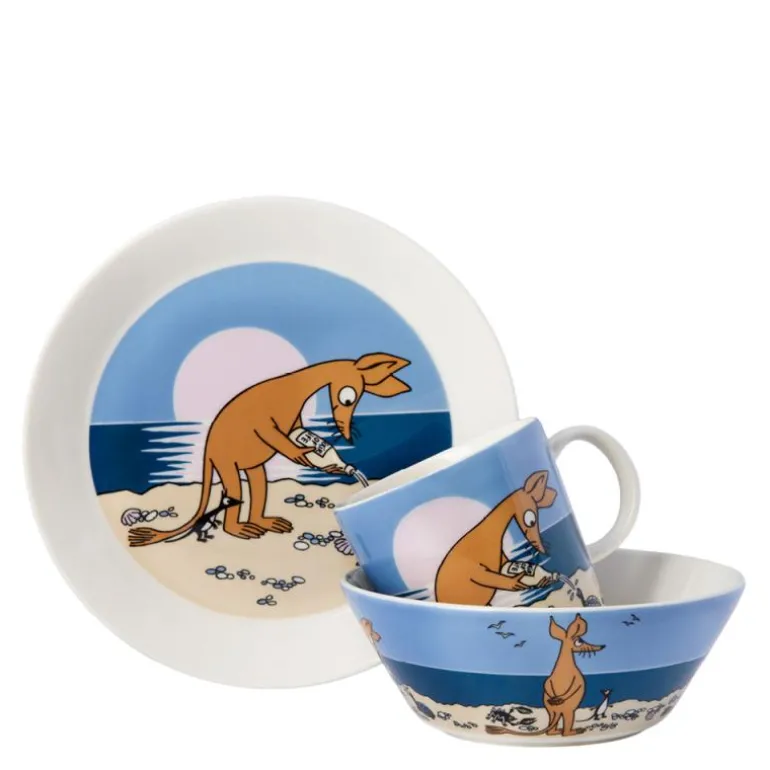 Asjett 19 cm Sniff blå