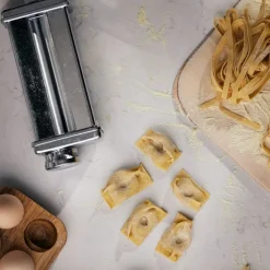 Assistent tilbehør pastavals sett lasagne og fettucine