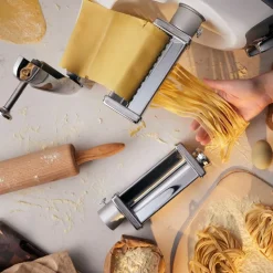 Assistent tilbehør pastavals sett lasagne og fettucine