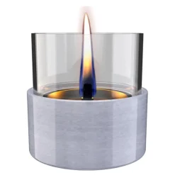 Aster bordlykt 10 cm reaktiv glasur blå