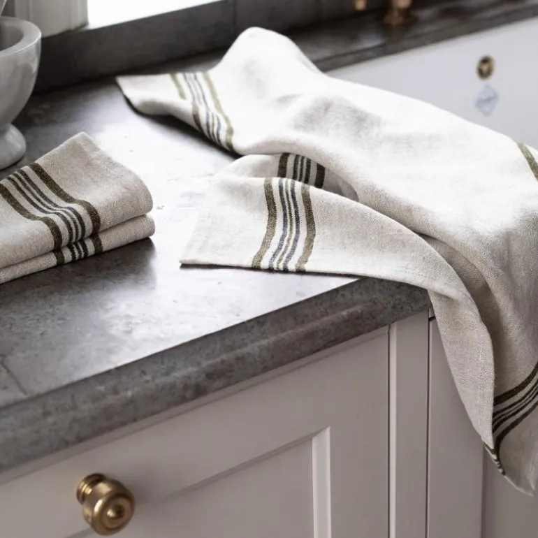 Astrid kjøkkenhåndkle 50x70 cm oliven