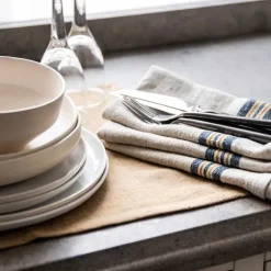 Astrid serviett 50x50 cm sennep