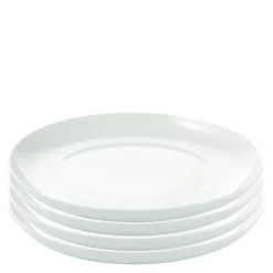 Atelier tallerken 22 cm 4 stk super white