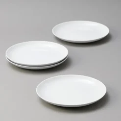 Atelier tallerken 27 cm 4 stk super white