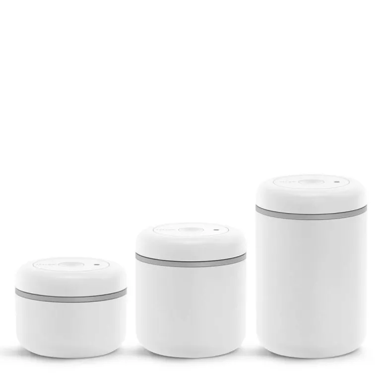 Atmos vacuum canister oppbevaringsboks 0,7 L hvit