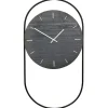 A-wall klokke svart