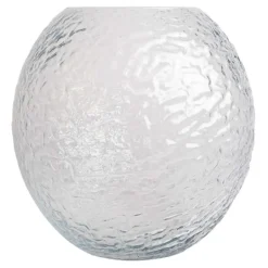 Babbly vase rund 27 cm klar
