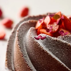 Bakeform bundtform swirl 24x9 cm rose gold