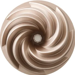 Bakeform bundtform swirl 24x9 cm rose gold