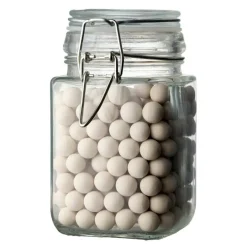 Bakekuler 600g hvit keramikk