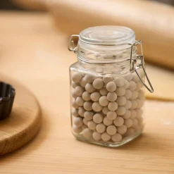 Bakekuler 600g hvit keramikk