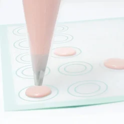 Bakematte 40x30 cm hvit/mintgrønn/svart