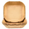 Bakepapir til airfryer 23x23 cm 50 stk