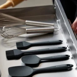 Bakepensel 27 cm grå silikon