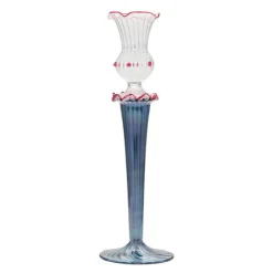 Ballerina lysestake 26 cm blå