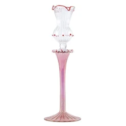 Ballerina lysestake 26 cm rød