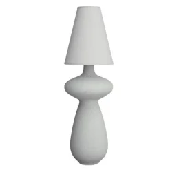Balustre bordlampe 56 cm grå