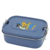 Bamse matboks metall 18x13,5 cm petrolblå