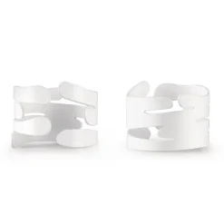 Barkring serviettring 2 stk hvit