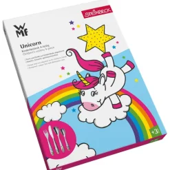 Barnebestikk 4 deler Unicorn