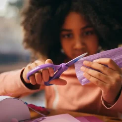 Barnesaks 8+ år 15 cm flerfarget lilla