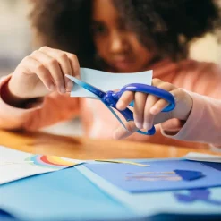 Barnesaks venstre 8+ år 15 cm flerfarget blå