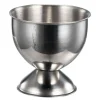 Basis eggeglass 4,5 cm børstet stål