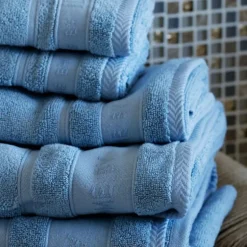 Bath Collection håndkle 70x140 cm powder blue