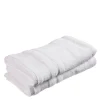Bath Collection håndkle 50x100 cm 2 stk white cotton