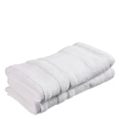 Bath Collection håndkle 50x100 cm 2 stk white cotton