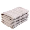 Bath Collection vaskeklut 30x30 cm 4 stk sand beige stripes