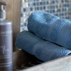 Bath Collection vaskeklut 30x30 cm 4 stk powder blue