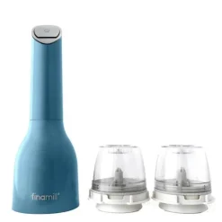 Batteridrevet krydderkvern m/2 finapod 23 cm navy blue